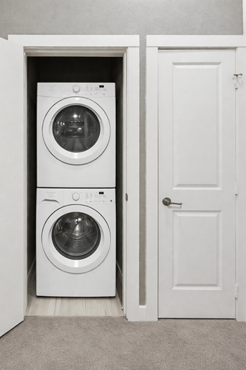 Washer and dryer in unit